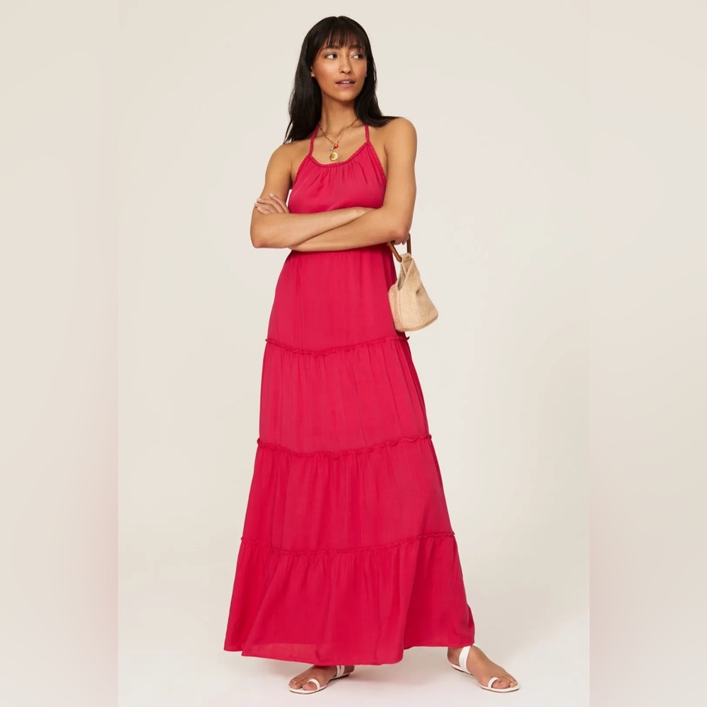 Slate & Willow backless maxi dress
